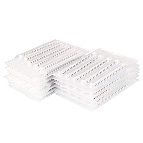 Chrontier 100PCS Body Piercing Needles 18G 1.0mm Gauge Sterilized Surgical St...