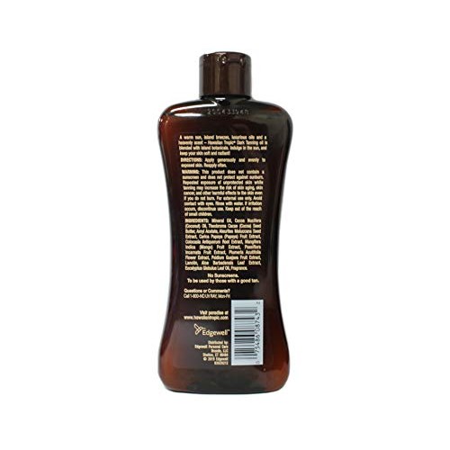 Hawaiian Tropic Dark Tanning Oil Original 8 oz (Pack of 2)