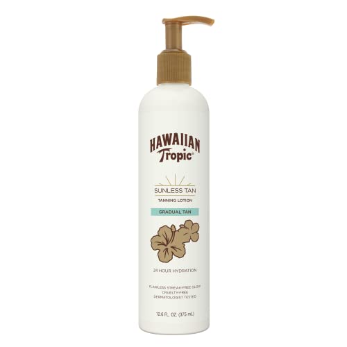 Hawaiian Tropic Reef Friendly Gradual Tanning Milk Lotion, 12.6 Ounces