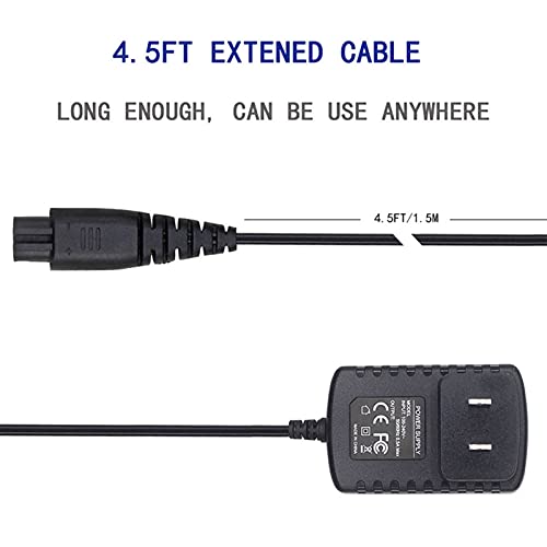 Power Cord for Remington Shaver HC4250 HC5870 PF7500 PF7600 Replacement Charg...