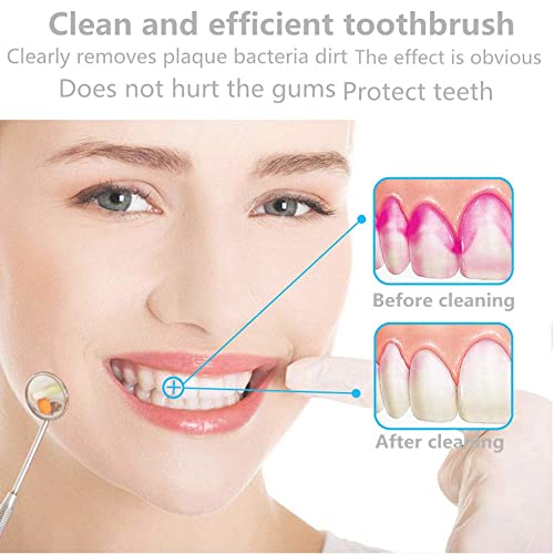 RIJBYWS 5PCS MINI Travel Tooth brushes, On Fhe Folding Tooth brushes, Does No...