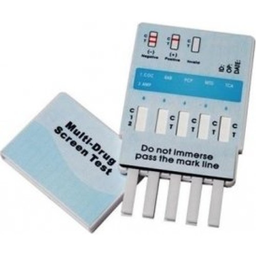 The Home Drug Test - 2 Individually Wrapped 6 Panel Multi Screen Urine Drug T...