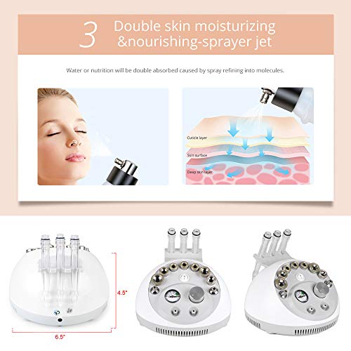 Diamond Microdermabrasion Machine By UNOISETION 3 In 1 Microdermabrasion Derm...