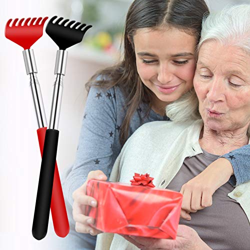 Back Scratcher UNOOE Back Scratchers for Men Women Metal Back Scratcher Retra...