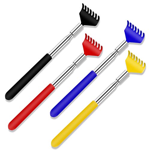 Back Scratcher UNOOE Back Scratchers for Men Women Metal Back Scratcher Retra...