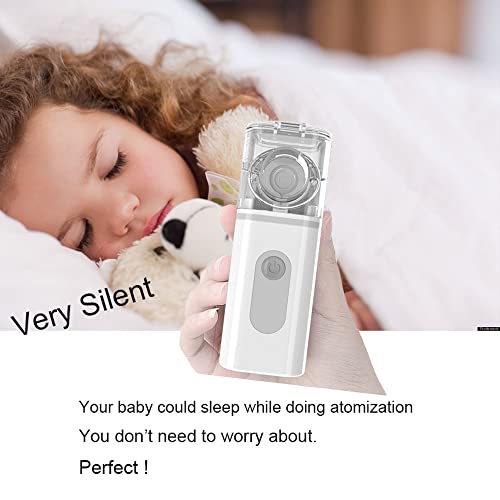Portable Nebulizer, Cool Mist Steam Inhaler, Effective Handheld Mesh Nebulize...