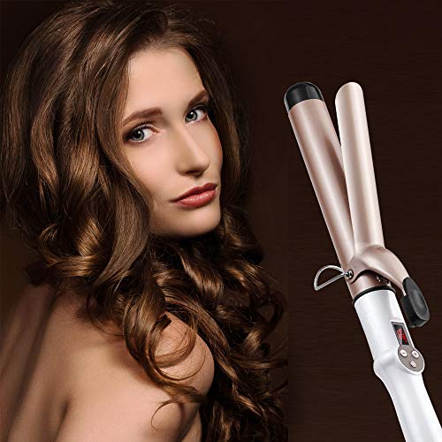 1.25 Inch Curling Iron Hair Curler with Ceramic Coating Barrel, Professional ...