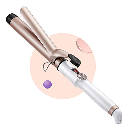 1.25 Inch Curling Iron Hair Curler with Ceramic Coating Barrel, Professional ...