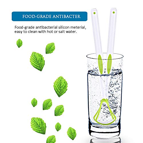 [Soft Silicon] 3PCS Tongue Scraper Cleaner, Oral Scrapers, Premium Sweeper Se...