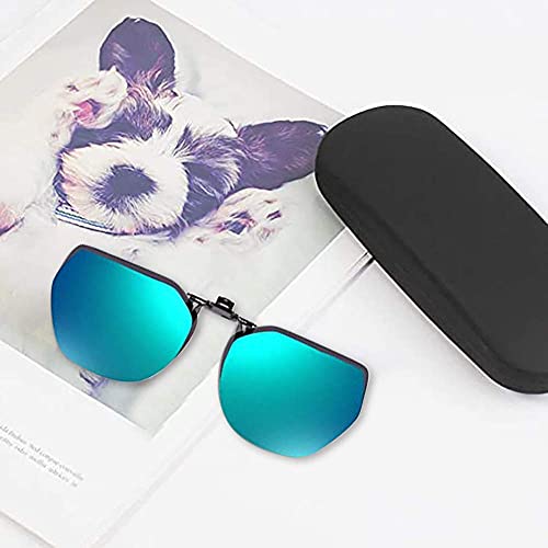 UpaClaire Clip-on Glasses Case Slim Hard Shell Ultra-light Retro Flat Glasses...