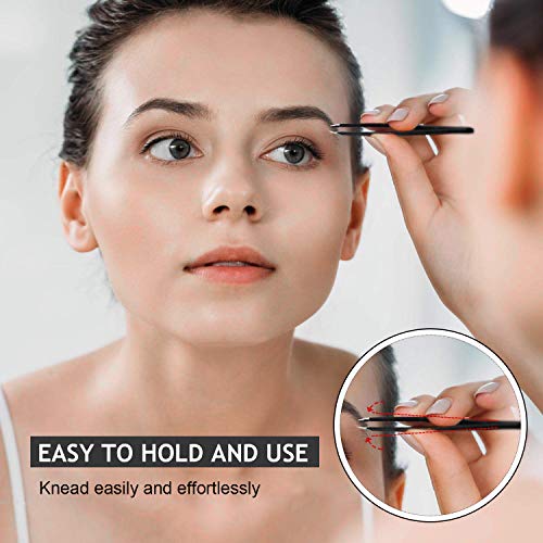 Tweezers Precision Set for Women and Men - 4 Pack Upmore Eyebrow Tweezers Set...