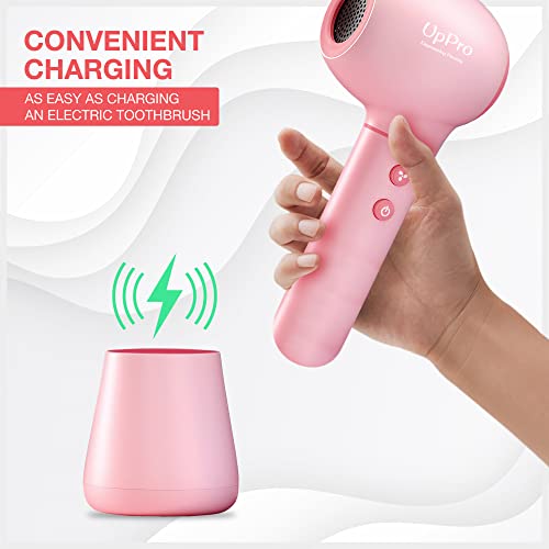 UpPro Gentle Cordless Low Heat/Speed Baby Hair Dryer for Infant, Mini Hair Dr...
