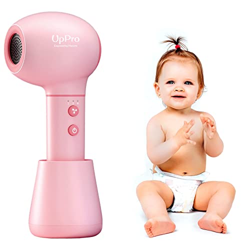 UpPro Gentle Cordless Low Heat/Speed Baby Hair Dryer for Infant, Mini Hair Dr...