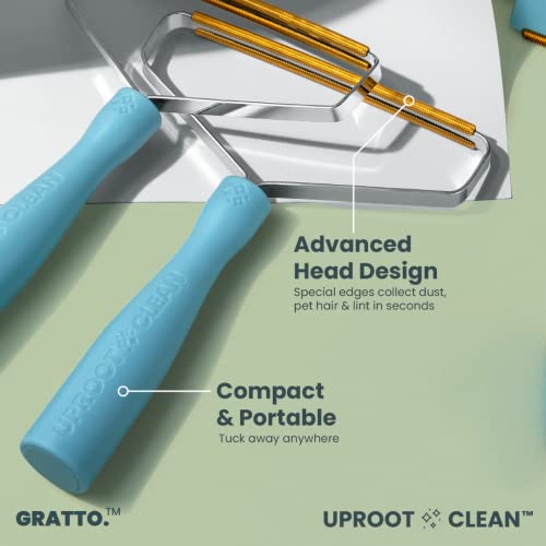 Uproot Cleaner Pro by HYRUS - Reusable Pet Hair Remover - The Non-Damaging Li...