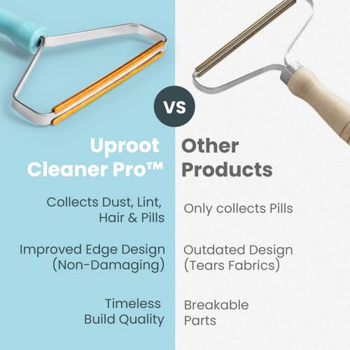 Uproot Cleaner Pro by HYRUS - Reusable Pet Hair Remover - The Non-Damaging Li...