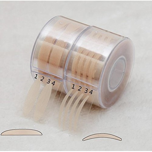 300Pairs Portable Breathable Natural Invisible Single Sided Double Eyelid Tap...