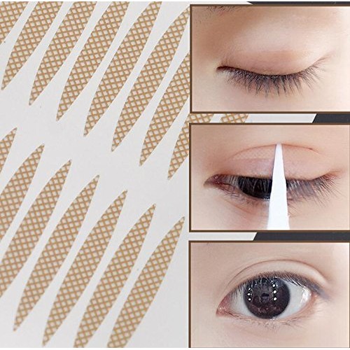 800 Pcs Makeup Breathable Lace Eyelid Tape-Big Eye Decoration Invisible Doubl...