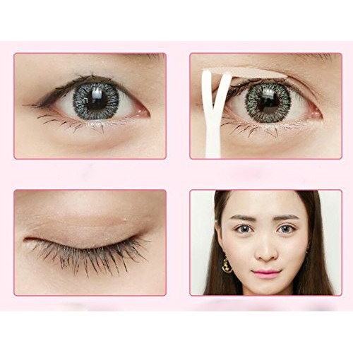 800 Pcs Makeup Breathable Lace Eyelid Tape-Big Eye Decoration Invisible Doubl...