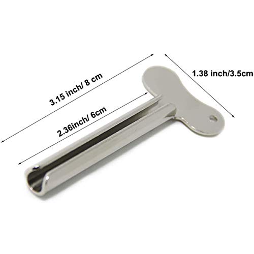 Toothpaste Squeezer, 3 Packs Stainless Metal Toothpaste Tube Squeezers Roll-u...