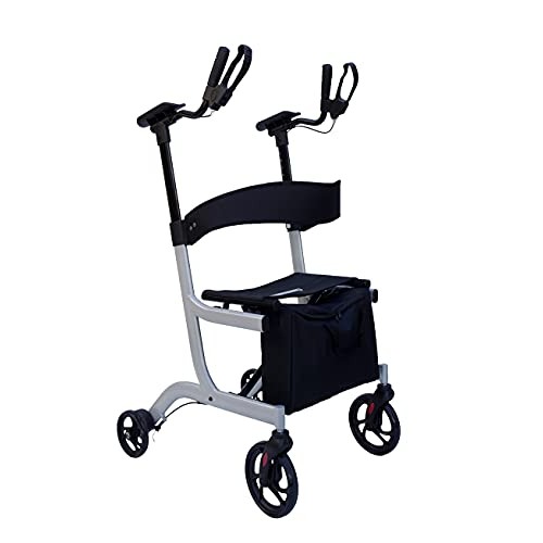 Upright Posture Walker Mobility Rollator – Ergonomic Lightest Weight and Fold...