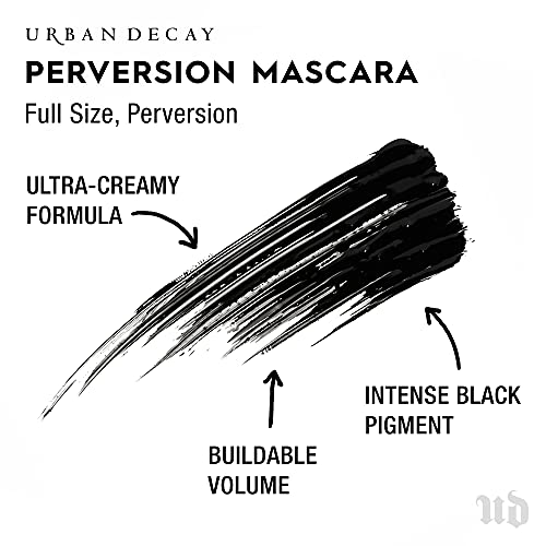 Urban Decay 2-Pack Perversion Volumizing Mascara - Intense Black - Creamy, Cl...