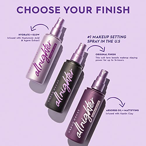 Urban Decay All Nighter Ultra Matte Setting Spray - Makeup Finishing Spray - ...