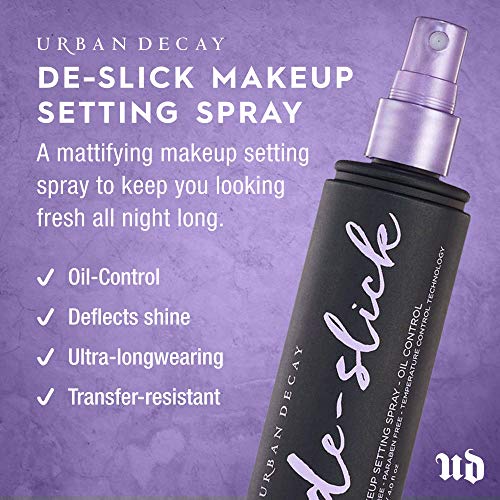 Urban Decay De-Slick Oil Control Matte Makeup Setting Spray - Controls Oil, B...