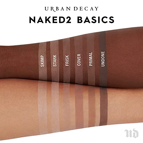 Urban Decay Naked2 Basics Eyeshadow Palette, 6 Taupe & Brown Matte Neutral Sh...