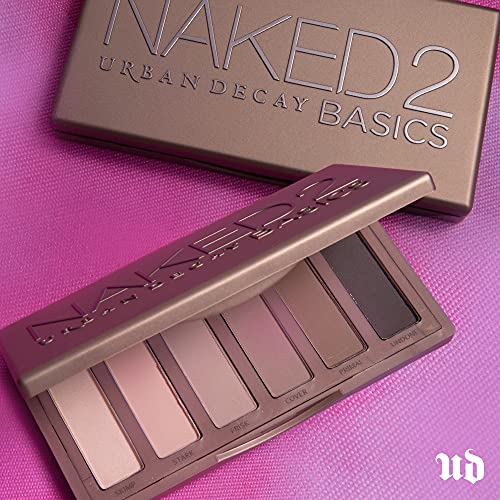Urban Decay Naked2 Basics Eyeshadow Palette, 6 Taupe & Brown Matte Neutral Sh...