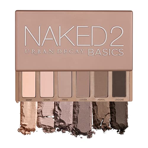 Urban Decay Naked2 Basics Eyeshadow Palette, 6 Taupe & Brown Matte Neutral Sh...