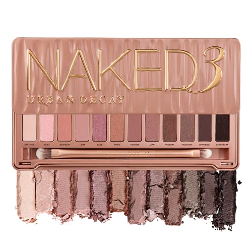 Urban Decay Naked3 Eyeshadow Palette, 12 Versatile Rosy Neutral Shades for Ev...