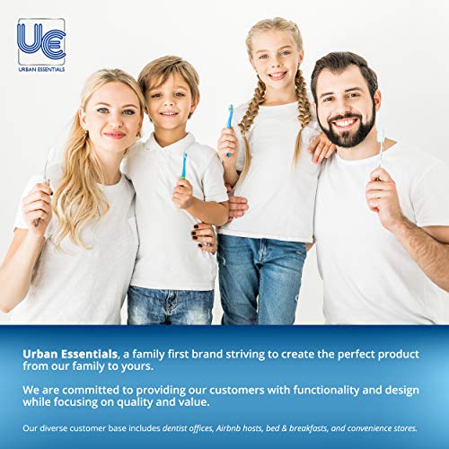 100 Bulk toothbrushes Individually Wrapped Medium Bristle Full Head Oral-Care...