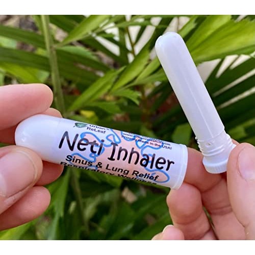 Urban ReLeaf NETI Salt Air Relief Aromatherapy! Sinus & Lung. Himalayan! Resp...