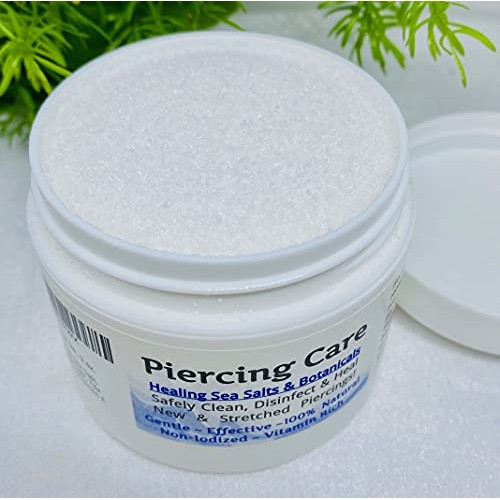Urban ReLeaf Piercing Care ! Healing Sea Salts & Botanical AFTERCARE ! Safely...