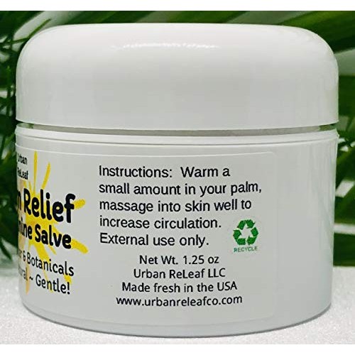 Urban ReLeaf Warm Relief L-Arginine Salve ! Shea Butter & Botanicals, 100% Na...