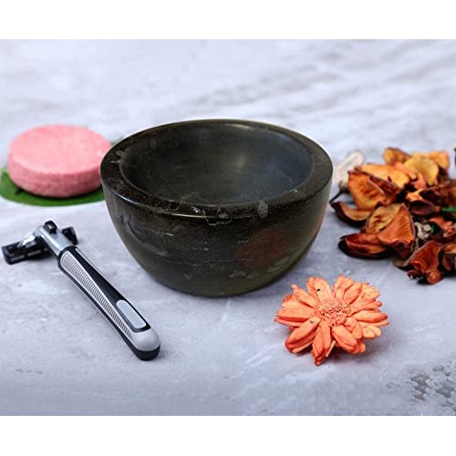 ShayVe Shaving Bowl for Shaving Soap & Cream — Marble Shave Bowl For Shaving ...