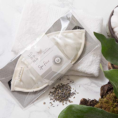 Urbana Spa Prive Silk Eye Pillow with French Lavender for Sleeping, Napping, ...