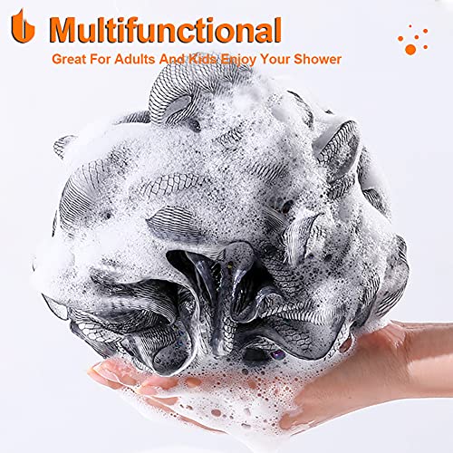 Urbanstrive Shower Bath Sponge XL 75g Soft Shower Loofahs Balls for Body Wash...