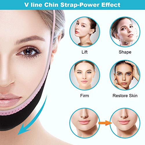 Facial Slimming Strap, Pain-Free Face-Lifting Bandage, V Line Lifting Chin St...