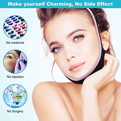 Facial Slimming Strap, Pain-Free Face-Lifting Bandage, V Line Lifting Chin St...