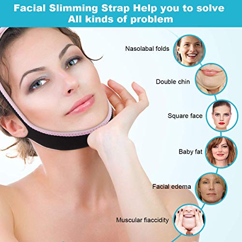 Facial Slimming Strap, Pain-Free Face-Lifting Bandage, V Line Lifting Chin St...