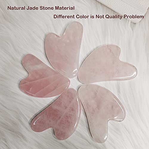 Jade Stone Gua Sha Tools- Facial Beauty Tools Scraping for Therapy and SPA Ac...