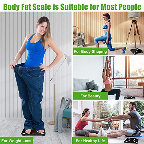 HetCae Smart Scale,Body Fat Scale Bluetooth Scale for Body Weight Most Accura...