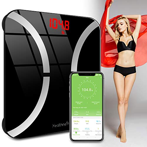 HetCae Smart Scale,Body Fat Scale Bluetooth Scale for Body Weight Most Accura...