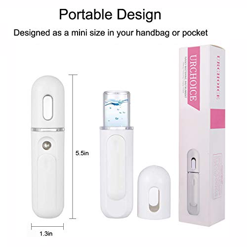 Potable Nano Facial Mister, 30ML UrChoice Cool Mist Facial Handy Mist Sprayer...