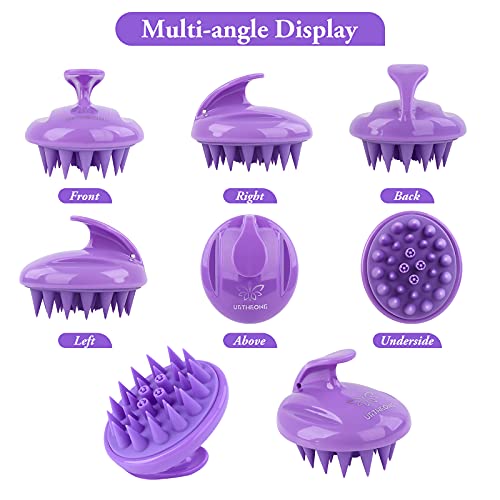 Scalp Massager Shampoo Brush, Head Scalp Massage Hair Brush, Silicone Scalp M...