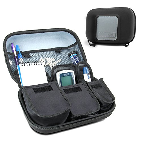 USA GEAR Diabetic Bag - Diabetic Travel Bag Insulin Kit with 3 Removable Pouc...