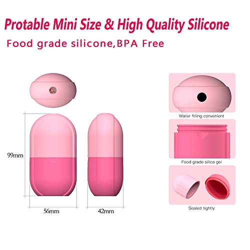 Ice Face Roller, Ice Roller for Face & Eye, Beauty Facial Ice Rollers Ice Hol...