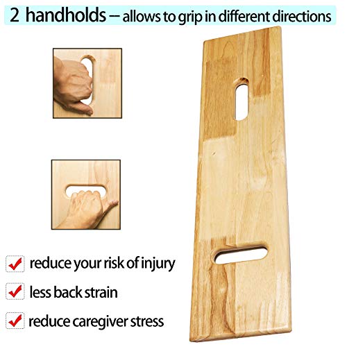 Wooden Transfer Board, Patient Slide Assist Device, Heavy Duty Slide Boards f...