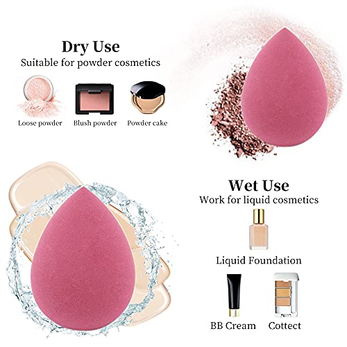 ustina Makeup Sponge, Makeup Sponges Blender Gift Set Beauty Cosmetic Foundat...